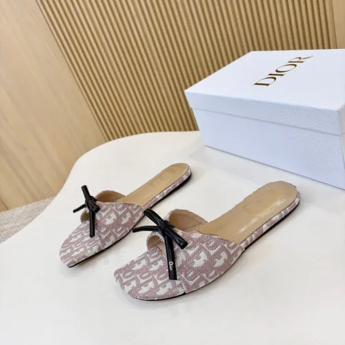 Wholesale Christian Dior Slippers For Women #1432663 $82.00 USD, Wholesale Quality Replica Christian Dior Slippers