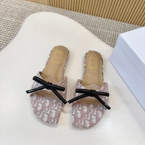 Replica Christian Dior Slippers For Women #1432663 $82.00 USD for Wholesale