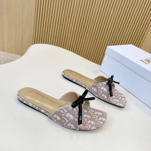 Replica Christian Dior Slippers For Women #1432663 $82.00 USD for Wholesale