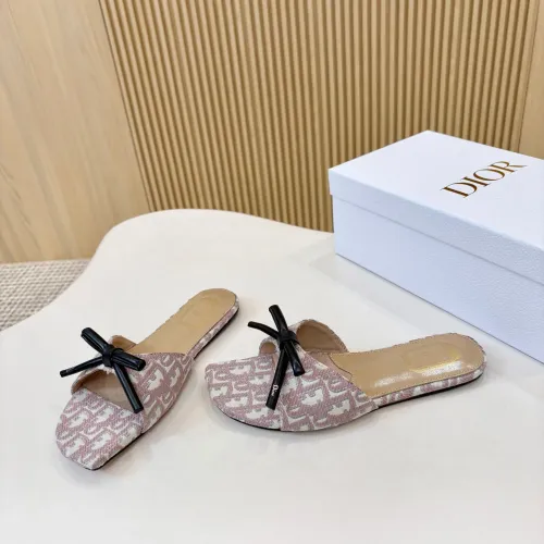 Replica Christian Dior Slippers For Women #1432663 $82.00 USD for Wholesale