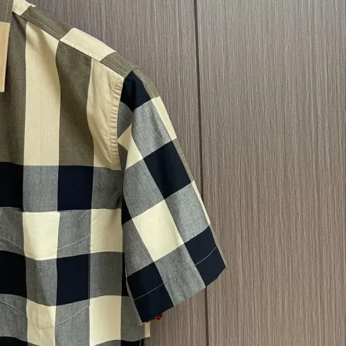 Replica Burberry Shirts Short Sleeved For Men #1432664 $56.00 USD for Wholesale