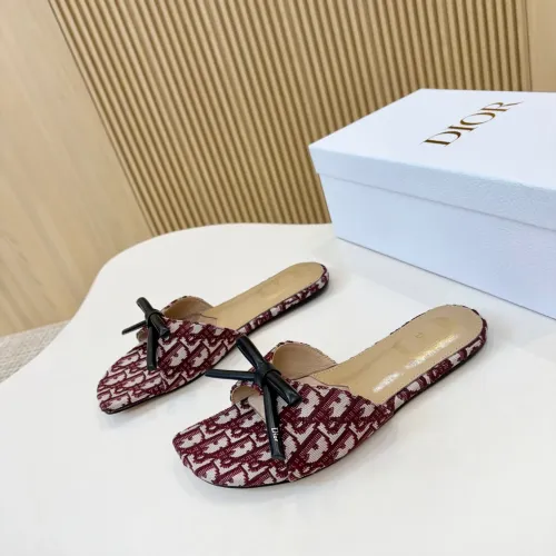 Wholesale Christian Dior Slippers For Women #1432665 $82.00 USD, Wholesale Quality Replica Christian Dior Slippers