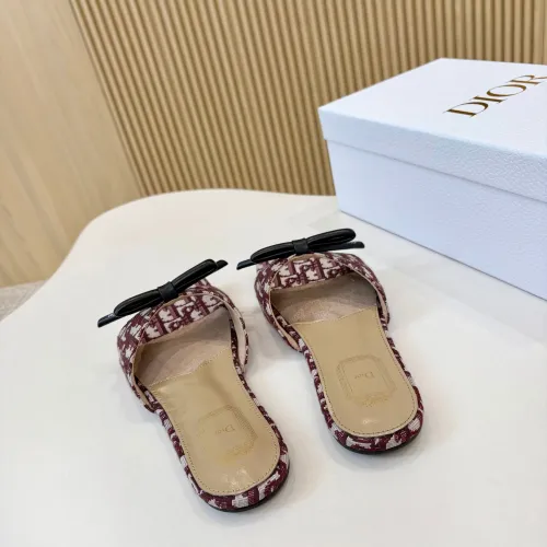 Replica Christian Dior Slippers For Women #1432665 $82.00 USD for Wholesale
