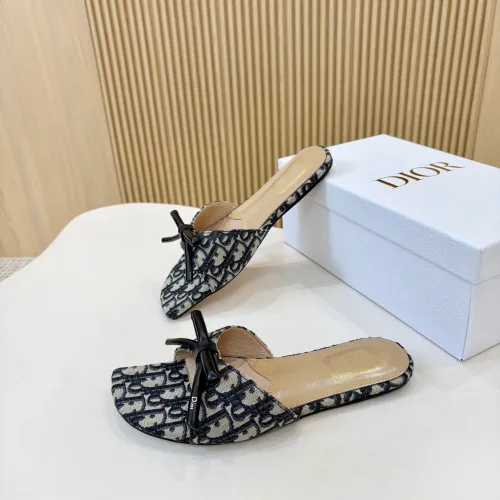 Replica Christian Dior Slippers For Women #1432668 $82.00 USD for Wholesale