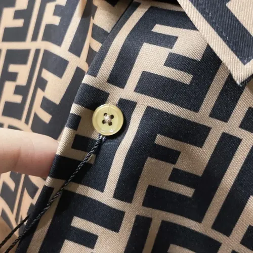 Replica Fendi Shirts Long Sleeved For Men #1432675 $60.00 USD for Wholesale