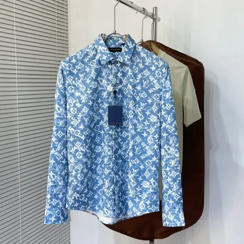 Wholesale Louis Vuitton LV Shirts Long Sleeved For Men #1432679 $72.00 USD, Wholesale Quality Replica Louis Vuitton LV Shirts