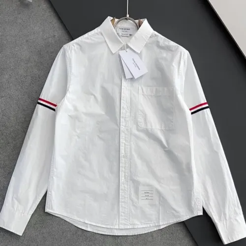 Wholesale Thom Browne TB Shirts Long Sleeved For Men #1432686 $64.00 USD, Wholesale Quality Replica Thom Browne TB Shirts