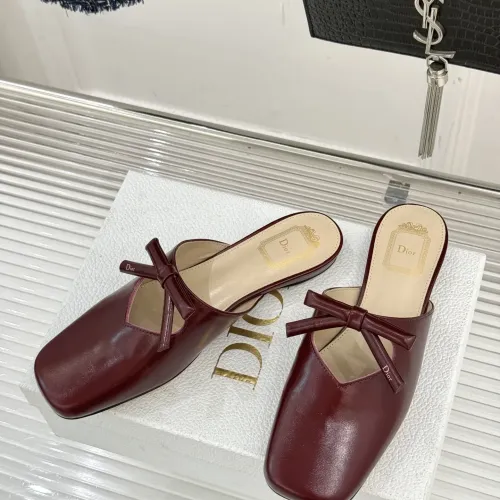Replica Christian Dior Slippers For Women #1432720 $102.00 USD for Wholesale