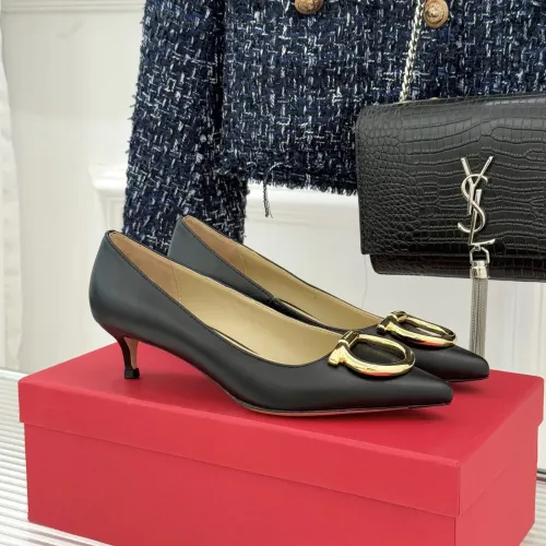 Wholesale Salvatore Ferragamo High-Heeled Shoes For Women #1432734 $108.00 USD, Wholesale Quality Replica Salvatore Ferragamo High-Heeled Shoes