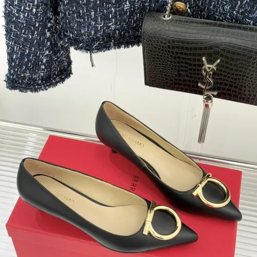Replica Salvatore Ferragamo High-Heeled Shoes For Women #1432734 $108.00 USD for Wholesale