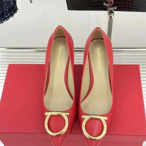 Replica Salvatore Ferragamo High-Heeled Shoes For Women #1432736 $108.00 USD for Wholesale