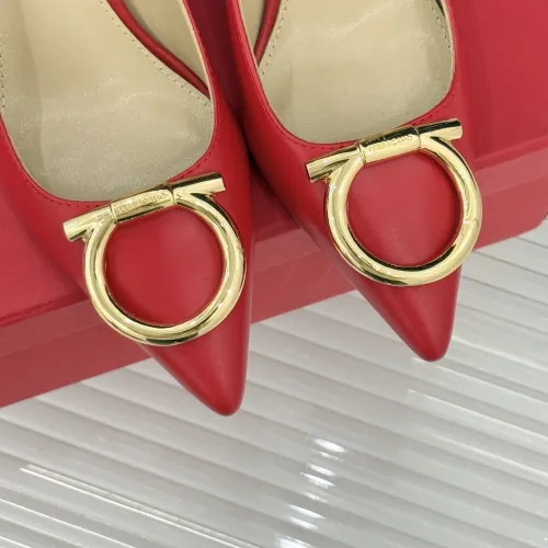 Replica Salvatore Ferragamo High-Heeled Shoes For Women #1432736 $108.00 USD for Wholesale