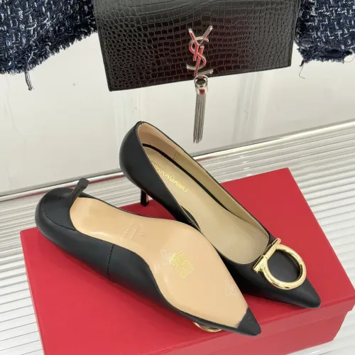Replica Salvatore Ferragamo High-Heeled Shoes For Women #1432737 $108.00 USD for Wholesale
