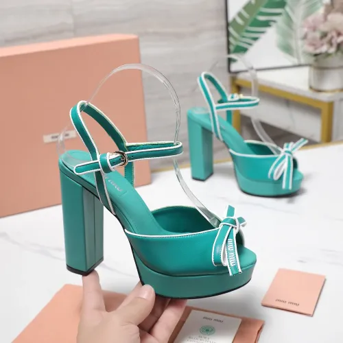 Replica MIU MIU Sandal For Women #1432742 $118.00 USD for Wholesale