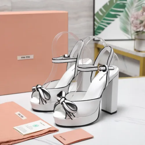 Wholesale MIU MIU Sandal For Women #1432743 $118.00 USD, Wholesale Quality Replica MIU MIU Sandal