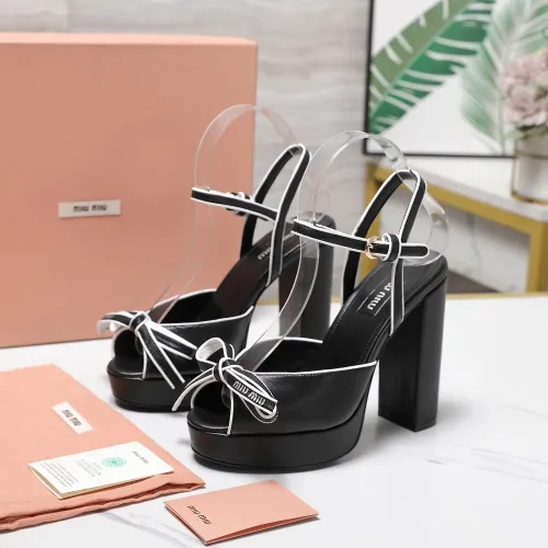 Wholesale MIU MIU Sandal For Women #1432746 $118.00 USD, Wholesale Quality Replica MIU MIU Sandal