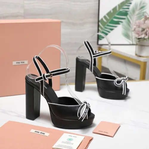 Replica MIU MIU Sandal For Women #1432746 $118.00 USD for Wholesale