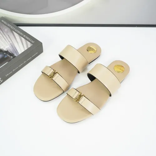 Wholesale Yves Saint Laurent YSL Slippers For Women #1432757 $88.00 USD, Wholesale Quality Replica Yves Saint Laurent YSL Slippers