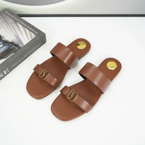 Wholesale Yves Saint Laurent YSL Slippers For Women #1432762 $88.00 USD, Wholesale Quality Replica Yves Saint Laurent YSL Slippers