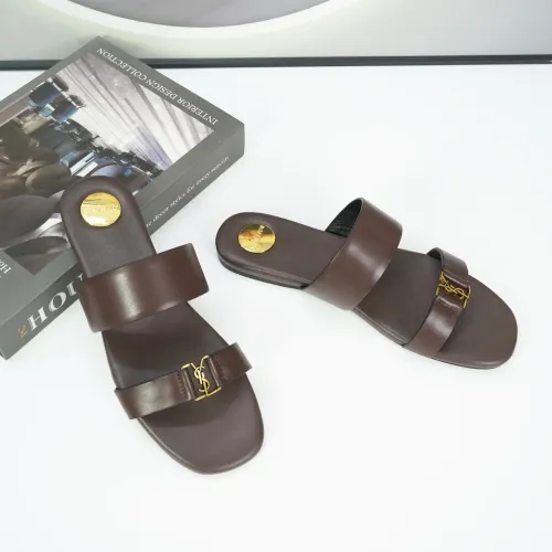 Replica Yves Saint Laurent YSL Slippers For Women #1432763 $88.00 USD for Wholesale
