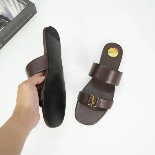 Replica Yves Saint Laurent YSL Slippers For Women #1432763 $88.00 USD for Wholesale