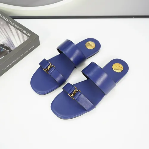 Wholesale Yves Saint Laurent YSL Slippers For Women #1432765 $88.00 USD, Wholesale Quality Replica Yves Saint Laurent YSL Slippers