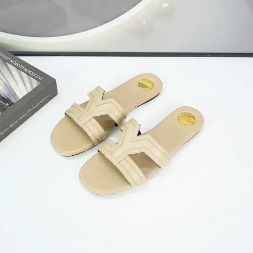 Wholesale Yves Saint Laurent YSL Slippers For Women #1432767 $96.00 USD, Wholesale Quality Replica Yves Saint Laurent YSL Slippers