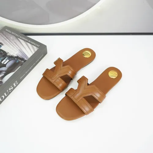 Wholesale Yves Saint Laurent YSL Slippers For Women #1432770 $96.00 USD, Wholesale Quality Replica Yves Saint Laurent YSL Slippers