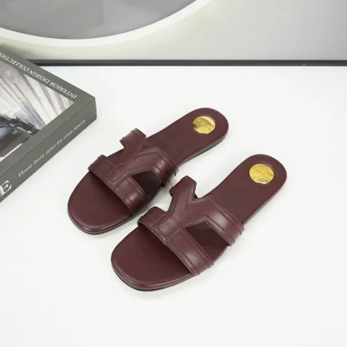 Wholesale Yves Saint Laurent YSL Slippers For Women #1432772 $96.00 USD, Wholesale Quality Replica Yves Saint Laurent YSL Slippers