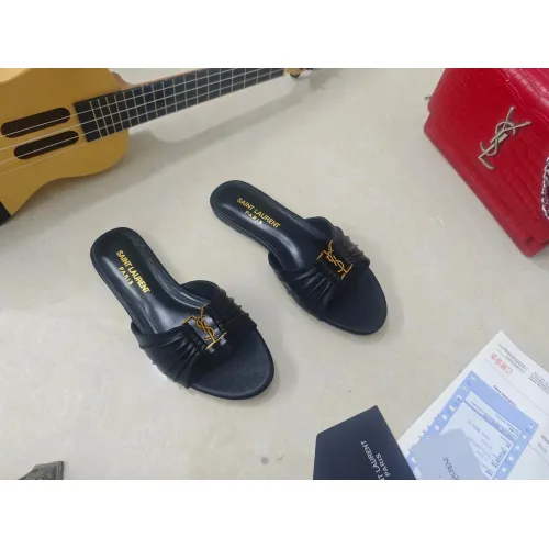 Replica Yves Saint Laurent YSL Slippers For Women #1432789 $98.00 USD for Wholesale