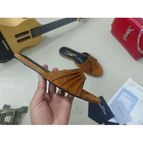 Replica Yves Saint Laurent YSL Slippers For Women #1432790 $98.00 USD for Wholesale