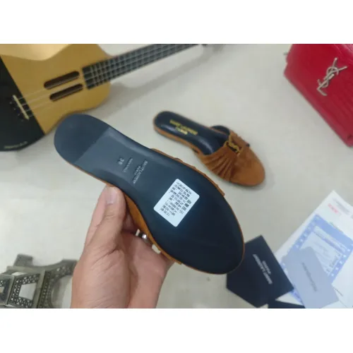 Replica Yves Saint Laurent YSL Slippers For Women #1432790 $98.00 USD for Wholesale