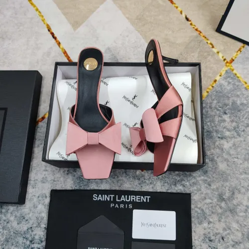Wholesale Yves Saint Laurent YSL Slippers For Women #1432802 $112.00 USD, Wholesale Quality Replica Yves Saint Laurent YSL Slippers