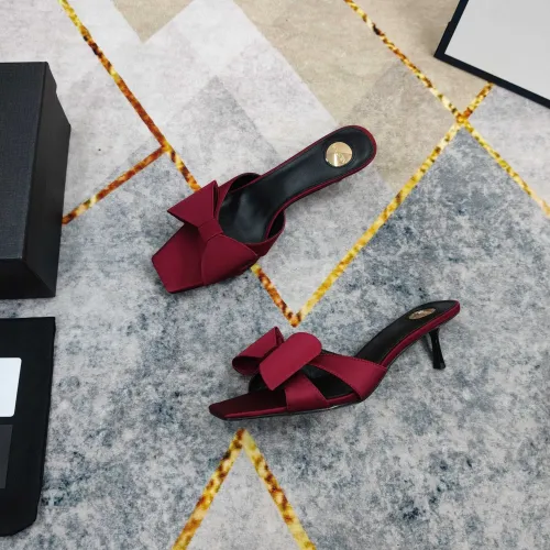Replica Yves Saint Laurent YSL Slippers For Women #1432803 $112.00 USD for Wholesale
