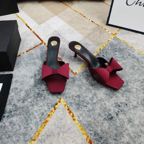 Replica Yves Saint Laurent YSL Slippers For Women #1432803 $112.00 USD for Wholesale