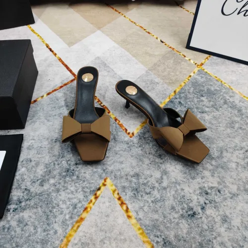 Replica Yves Saint Laurent YSL Slippers For Women #1432805 $112.00 USD for Wholesale