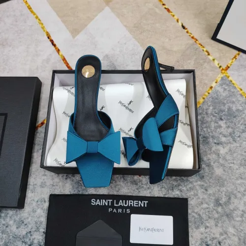Wholesale Yves Saint Laurent YSL Slippers For Women #1432806 $112.00 USD, Wholesale Quality Replica Yves Saint Laurent YSL Slippers