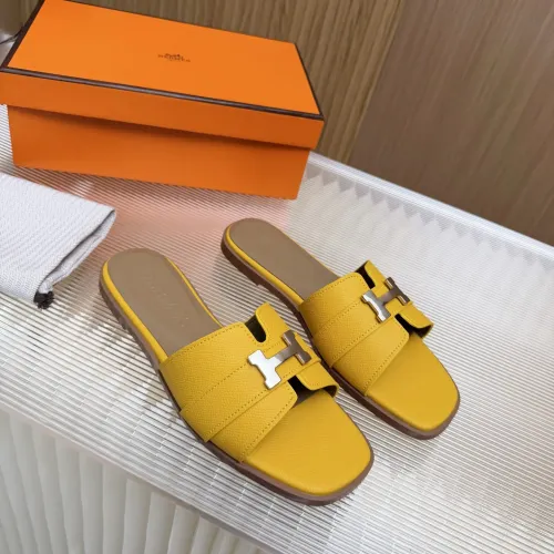 Replica Hermes Slippers For Women #1432808 $82.00 USD for Wholesale