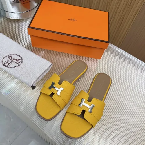 Replica Hermes Slippers For Women #1432808 $82.00 USD for Wholesale