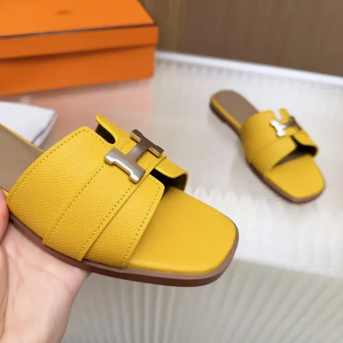 Replica Hermes Slippers For Women #1432808 $82.00 USD for Wholesale