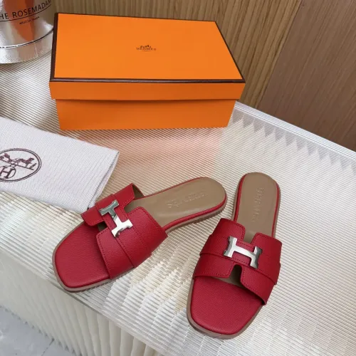 Replica Hermes Slippers For Women #1432811 $82.00 USD for Wholesale