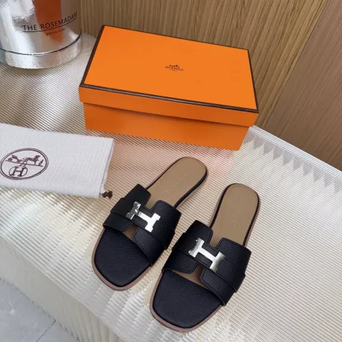 Replica Hermes Slippers For Women #1432812 $82.00 USD for Wholesale