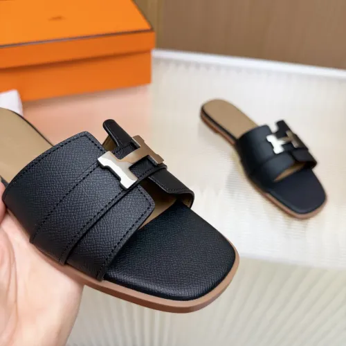 Replica Hermes Slippers For Women #1432812 $82.00 USD for Wholesale