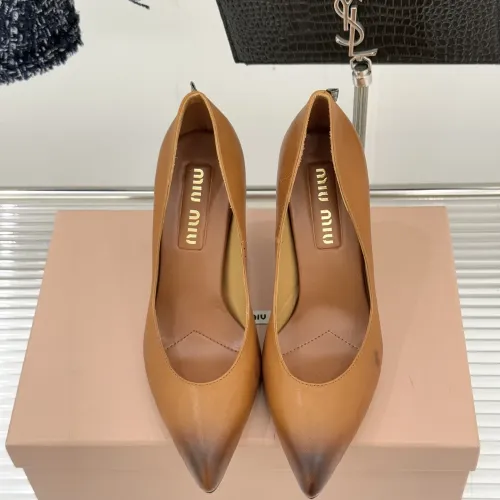 Replica MIU MIU High-Heeled Shoes For Women #1432833 $112.00 USD for Wholesale