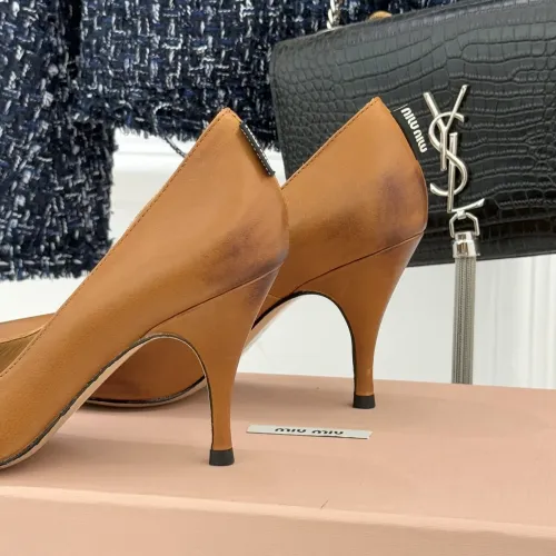 Replica MIU MIU High-Heeled Shoes For Women #1432833 $112.00 USD for Wholesale