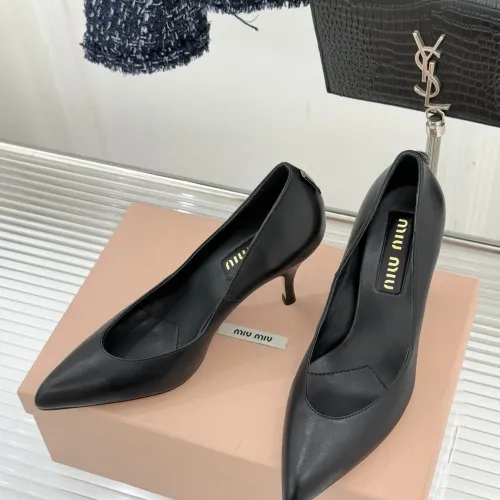 Replica MIU MIU High-Heeled Shoes For Women #1432835 $112.00 USD for Wholesale