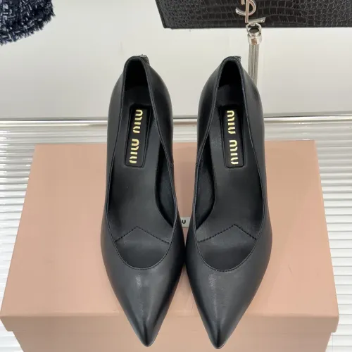 Replica MIU MIU High-Heeled Shoes For Women #1432835 $112.00 USD for Wholesale