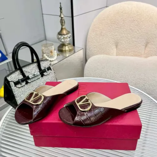 Replica Valentino Slippers For Women #1432876 $85.00 USD for Wholesale