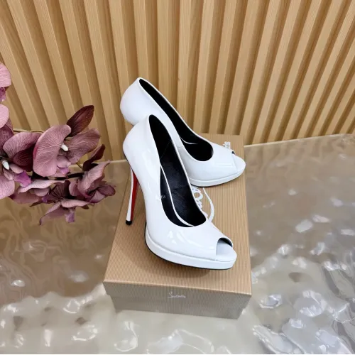 Wholesale Christian Louboutin High-heeled shoes For Women #1432937 $122.00 USD, Wholesale Quality Replica Christian Louboutin High-heeled shoes