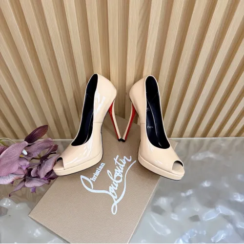 Replica Christian Louboutin High-heeled shoes For Women #1432938 $122.00 USD for Wholesale